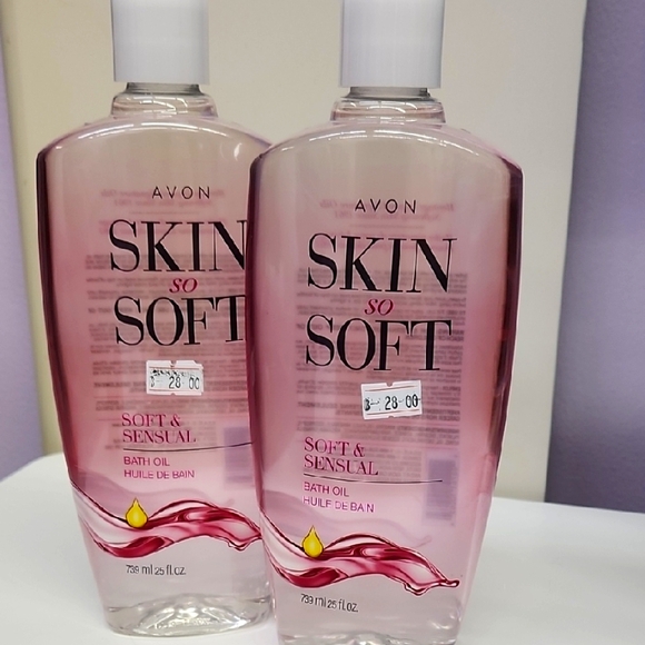 Avon Other - Avon Skin So Soft Soft & Sensual Bath Oil - Pink